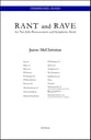 Rant and Rave Concert Band sheet music cover